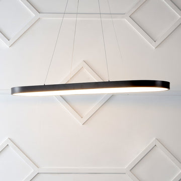 Nolan Modern Contemporary Iron Integrated LED Pendant - JONATHAN Y